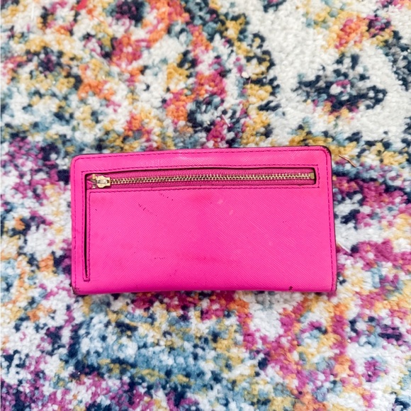 SOLD Kate Spade Fuchsia Bi-Fold Wallet - Picture 2 of 4